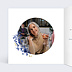 Invitation anniversaire Esprit Azulejos Intérieur Gauche