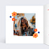 Invitation anniversaire Hippie Birthday Intérieur Gauche