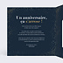Invitation anniversaire Mémento Avec graines à planter Intérieur Gauche