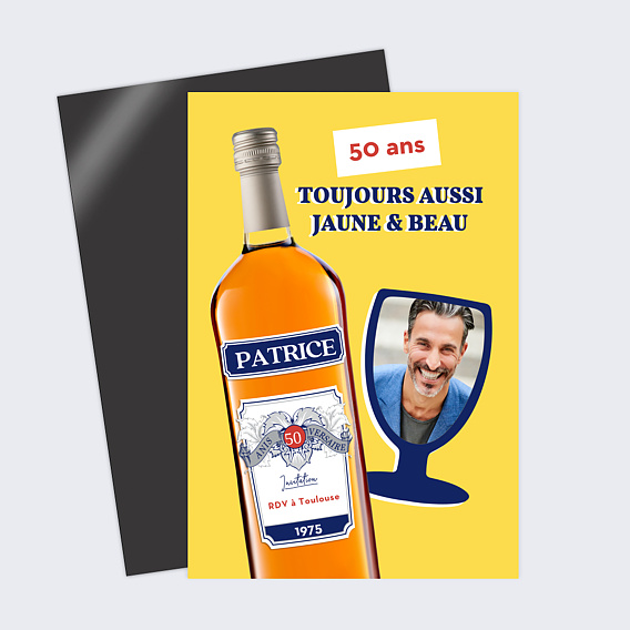 Invitation anniversaire Ricard