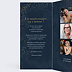 Invitation anniversaire Mémento Intérieur Gauche