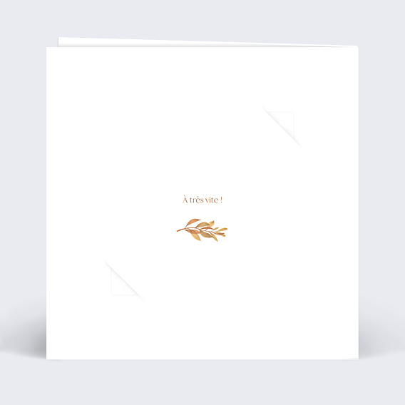 Invitation Anniversaire Adulte Flower of Fall Graines à planter