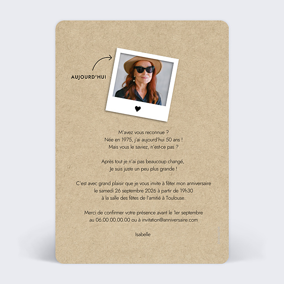 Invitation Anniversaire Adulte Photomaton Fête