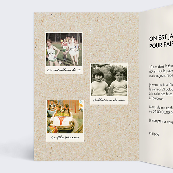 Invitation Anniversaire Adulte Autodérision Age