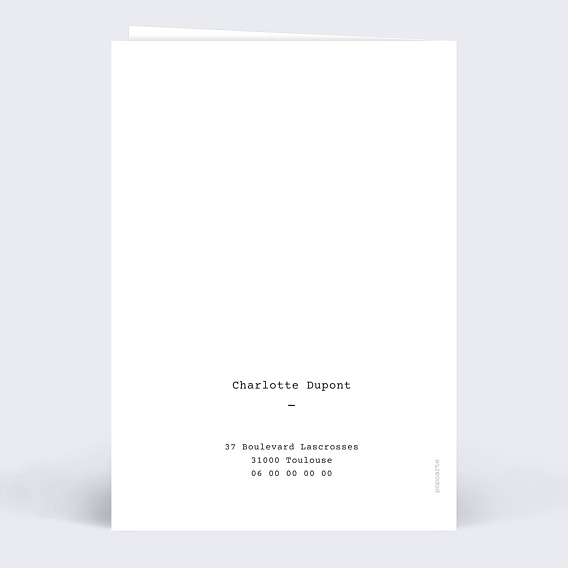 Invitation Anniversaire Adulte Polaroïd Simple 4 faces