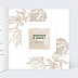 Invitation Anniversaire Adulte Âge fleuri avec graines