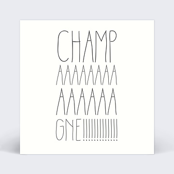 Invitation Anniversaire Adulte Champaaagne