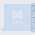 Invitation anniversaire Photos 50 ans Intérieur Gauche