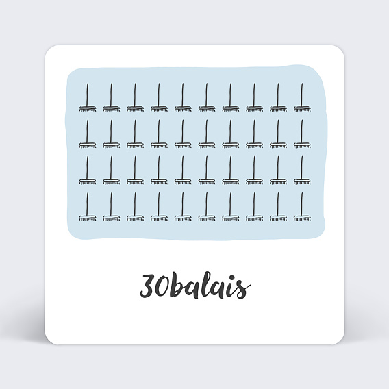 Invitation Anniversaire Adulte Balais