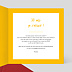 Invitation anniversaire Citation Chiné Intérieur Droit