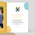 Invitation Anniversaire Adulte Multicolore