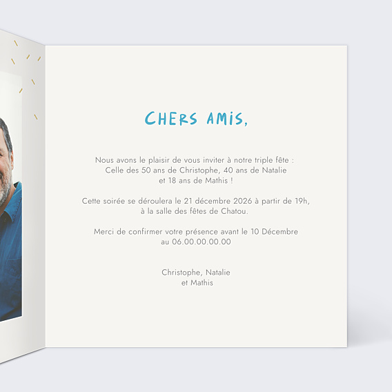 Invitation Anniversaire Adulte Jamais 2 sans 3