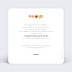 Invitation anniversaire Bouquet Printanier Verso