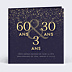 Invitation Anniversaire Adulte Triple pluie de fête