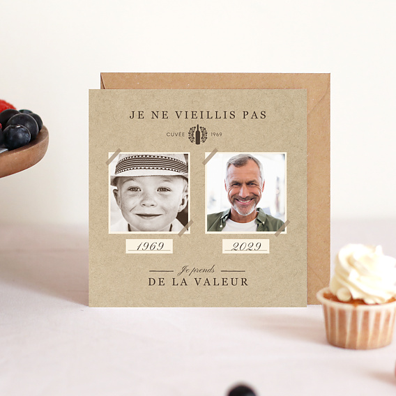 Invitation anniversaire Bonne Cuvée Après 1