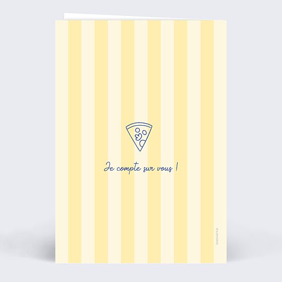 Invitation Anniversaire Adulte Soirée à l'italienne