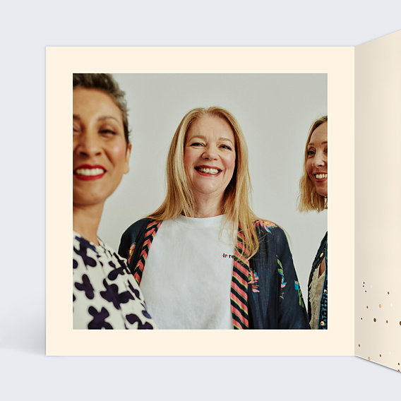 Invitation anniversaire Chiffre Ballon 60 Intérieur Gauche