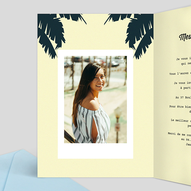 Invitation Anniversaire Une Nuit A Hawai Popcarte