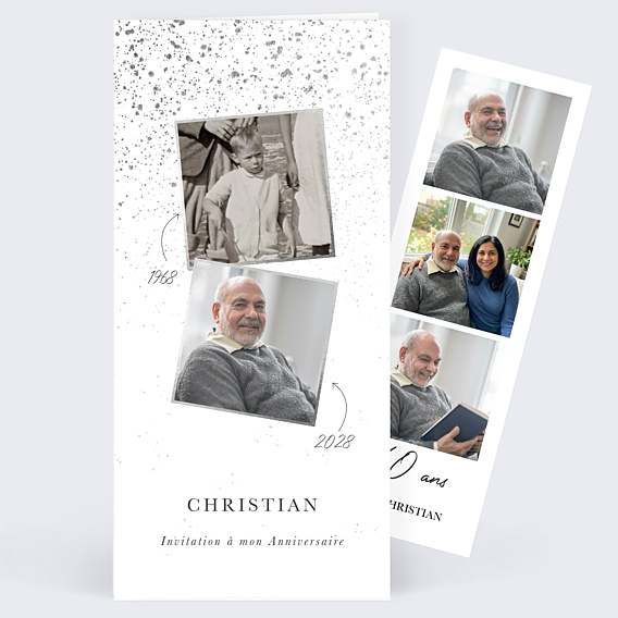 Invitation Anniversaire Adulte Mes Années