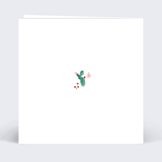 Invitation Anniversaire Adulte Cactus