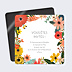 Invitation Anniversaire Adulte Bouquet Printanier