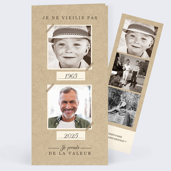 Invitation anniversaire Bonne Cuvée