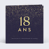 Invitation Anniversaire Adulte Pluie de fête avec graines