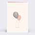 Invitation Anniversaire Adulte Ballon Glitter