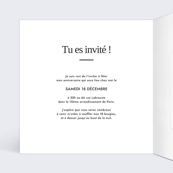 Invitation Anniversaire Adulte Multiphoto Graines à planter