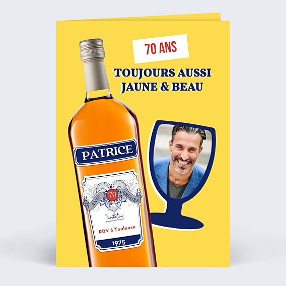 Invitation anniversaire Ricard