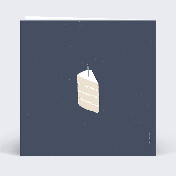 Invitation Anniversaire Adulte Gâteau d'Anniversaire