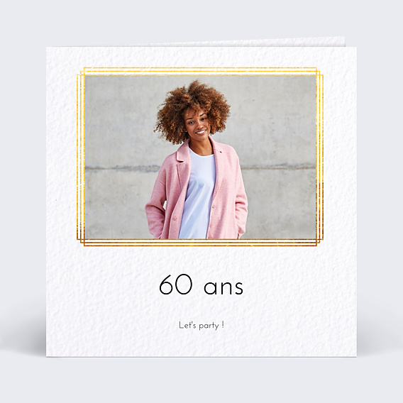 Invitation anniversaire Esprit Gatsby