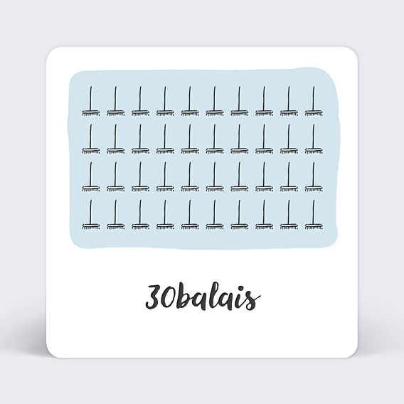 Invitation Anniversaire Adulte Balais