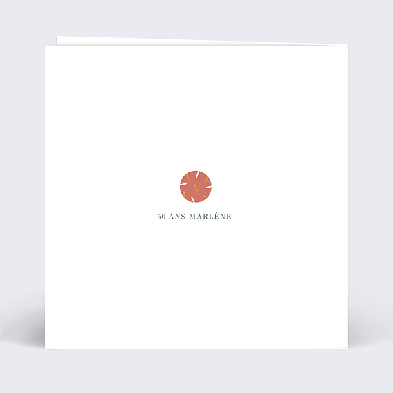 Invitation Anniversaire Adulte Graphique