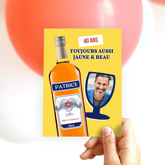 Invitation anniversaire Ricard Après 3