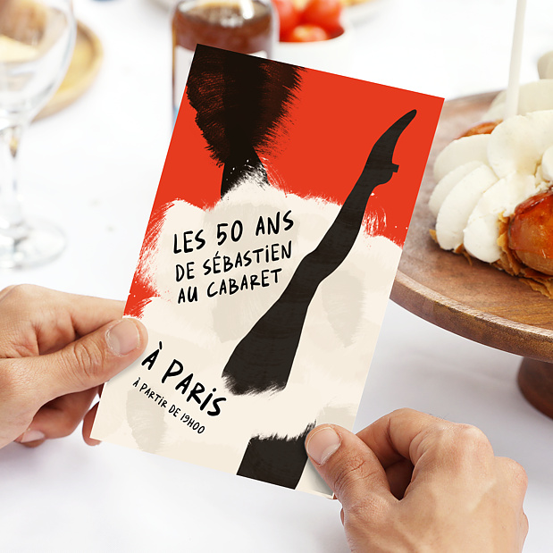 Invitation Anniversaire Adulte Au Cabaret