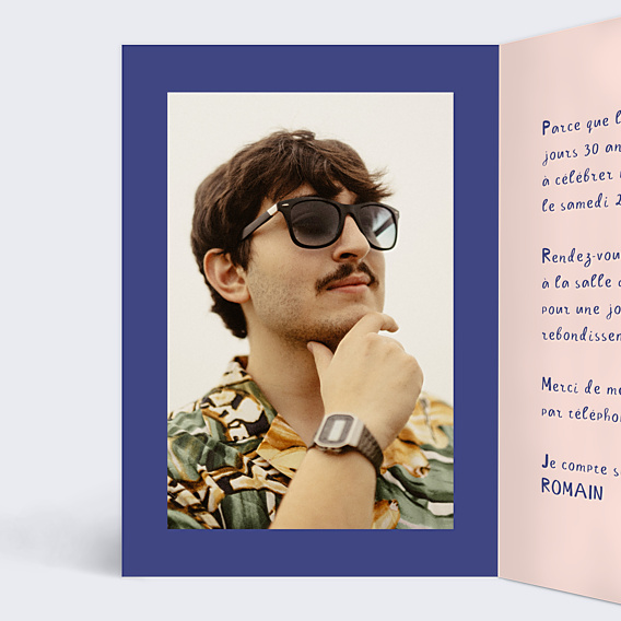 Invitation Anniversaire Adulte Grande Cuite