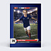 Invitation Anniversaire Adulte Portrait en footballeur