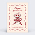 Invitation Anniversaire Adulte Cocktail cerise