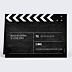 Invitation Anniversaire Adulte Clap Tournage