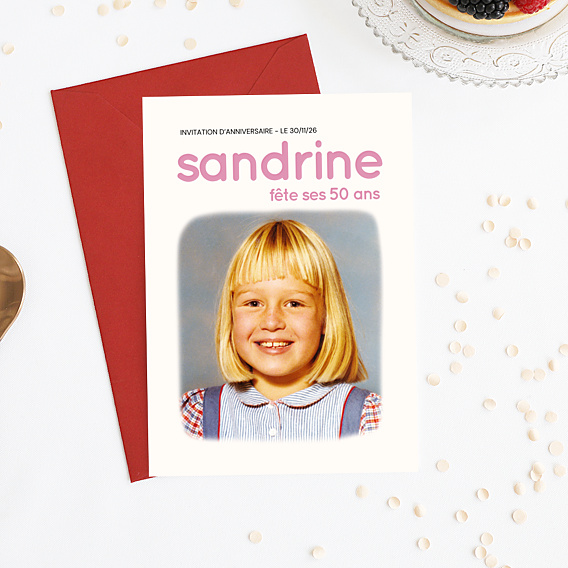 Invitation Anniversaire Adulte Livre Jeunesse