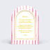 Invitation Anniversaire Adulte Tropical gold