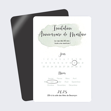 Invitation Anniversaire Adulte Anniversaire Tempo
