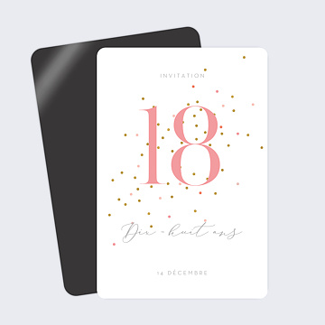 Invitation Anniversaire Adulte Milestone Petits Pois