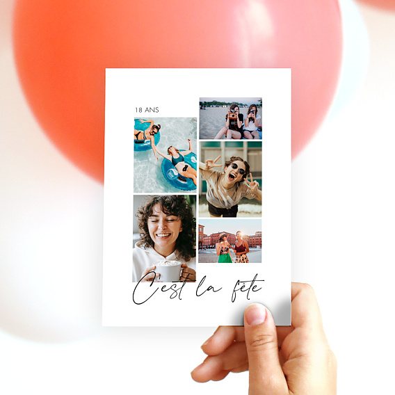 Invitation anniversaire Fraicheur Après 1