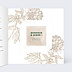 Invitation anniversaire Âge fleuri avec graines Intérieur Droit