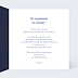Invitation anniversaire Bulles Ocre Intérieur Droit