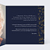 Invitation anniversaire Champêtre élégant Intérieur Droit