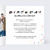 Invitation anniversaire Copain de Soirée Intérieur Droit