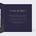 Invitation anniversaire Pluie de Fête Intérieur Droit